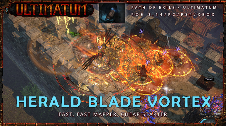 [Ultimatum] PoE 3.14 Assassin Herald Blade Vortex Shadow Cheap Build